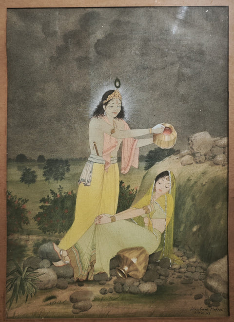 Unknown artist | Radha Krishna | AOI26EI056