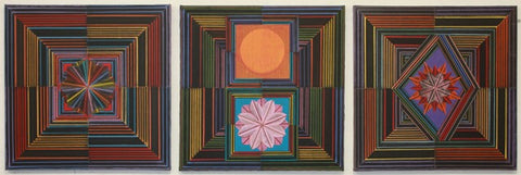 BHAWANI PRASAD KATOCH | Mystic Horizon-D2 (Triptych)