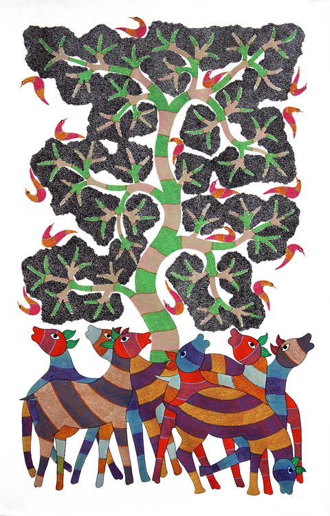 Rajendra Kumar Shyam | Gond Painting