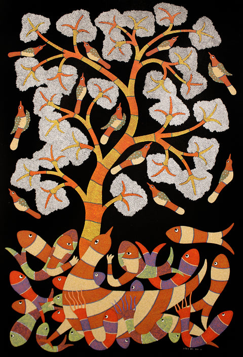 Rajendra Shyam | Gond Painting
