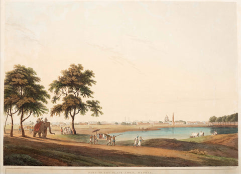 Thomas William Daniell | Part of the Black Town, Madras