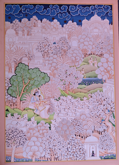 Shishir Bhatt | Radha Krishna monochrome | AOI26DL014
