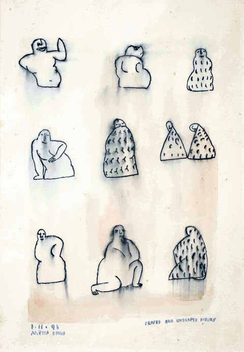 Draped And Undraped Figures