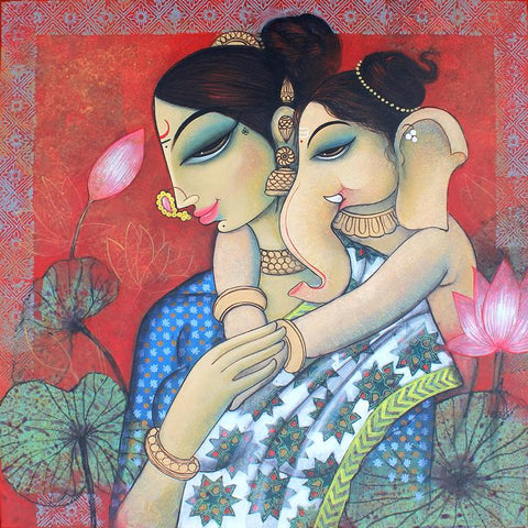 Bal Ganesh by Varsha Kharatamal