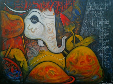 Ganesha by Ramesh Gujar
