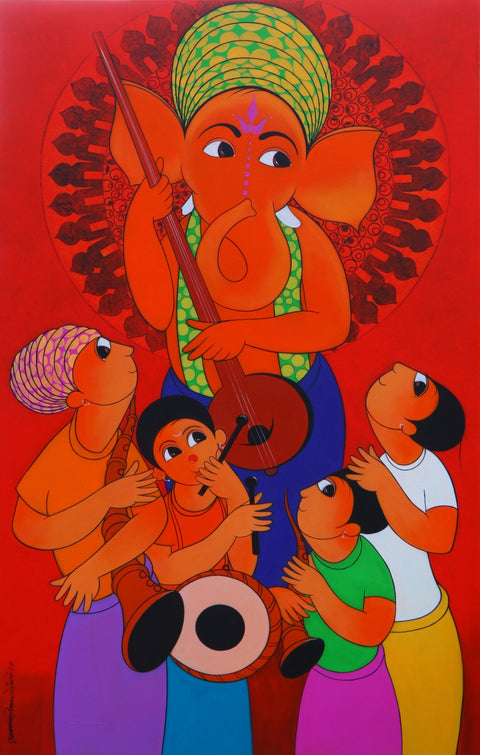 Welcome Ganesha by Dnyaneshwar Bembade