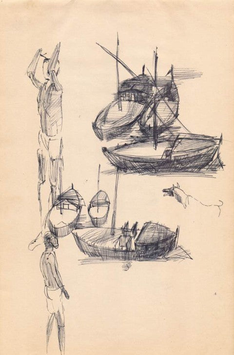 K. G. Subramanyan | Untitled - Drawings from Benares | AOI26M057