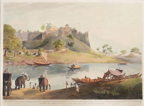 Henry Salt | Ruins of the Fort at Juanpore On The River Goomtee
