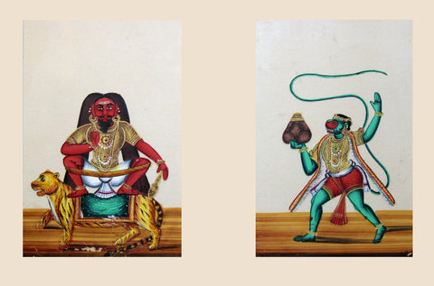 Hindu Deity | Mica Painting