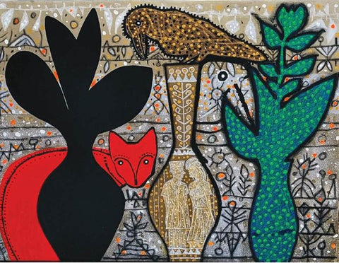 RB Bhaskaran | Landscape Mixed media on canvas | AOI26M029