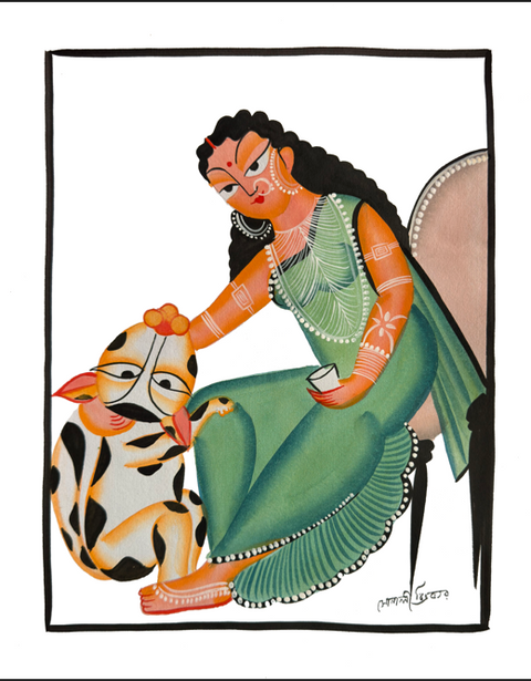 Sonali Chitrakar | Kalighat Painting | AOI26