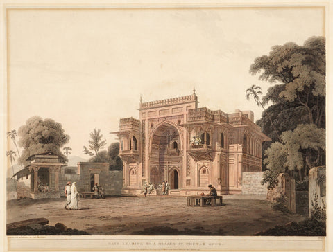 Thomas William Daniell | Gate leading to a Musjed at Chunar Ghur