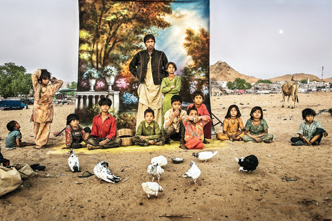 Children At Pushkar Fair