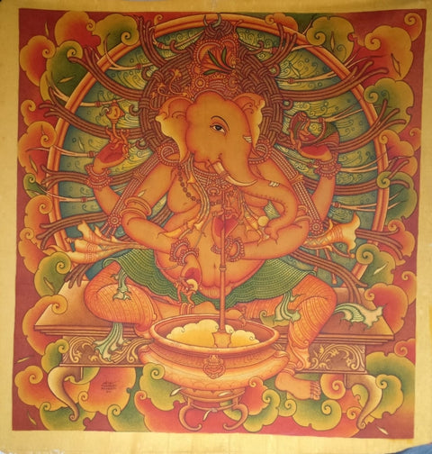 Ganesha 5 by Manikandan Punnakkal