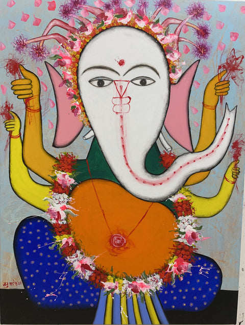 Ganesha 1 by Manu Parekh