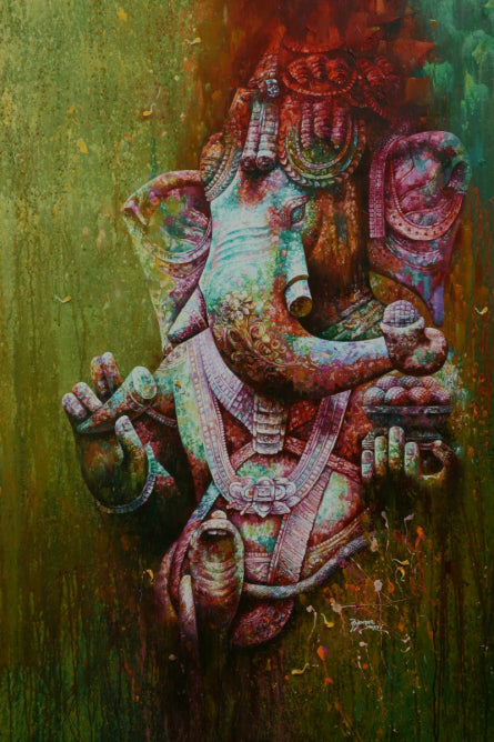 Ganesha Blessing by Rajender Bharti