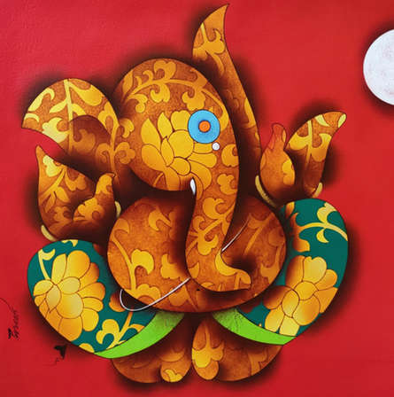 Ganesha 4 by Paras Parmar