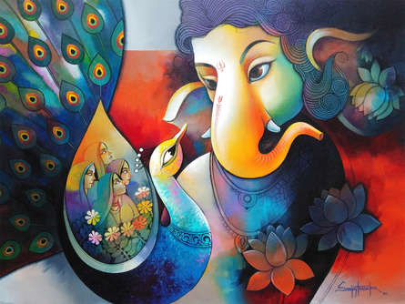 Ganesha 5 by Sanjay Tandekar