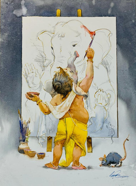 Swayam Ganesha by Vasudeo Kamath